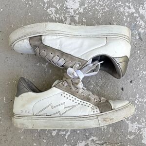 Distressed Zadig & Voltaire low top sneakers